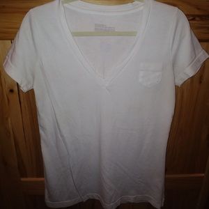 Plain white vneck